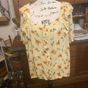 Maurices floral blouse size 3